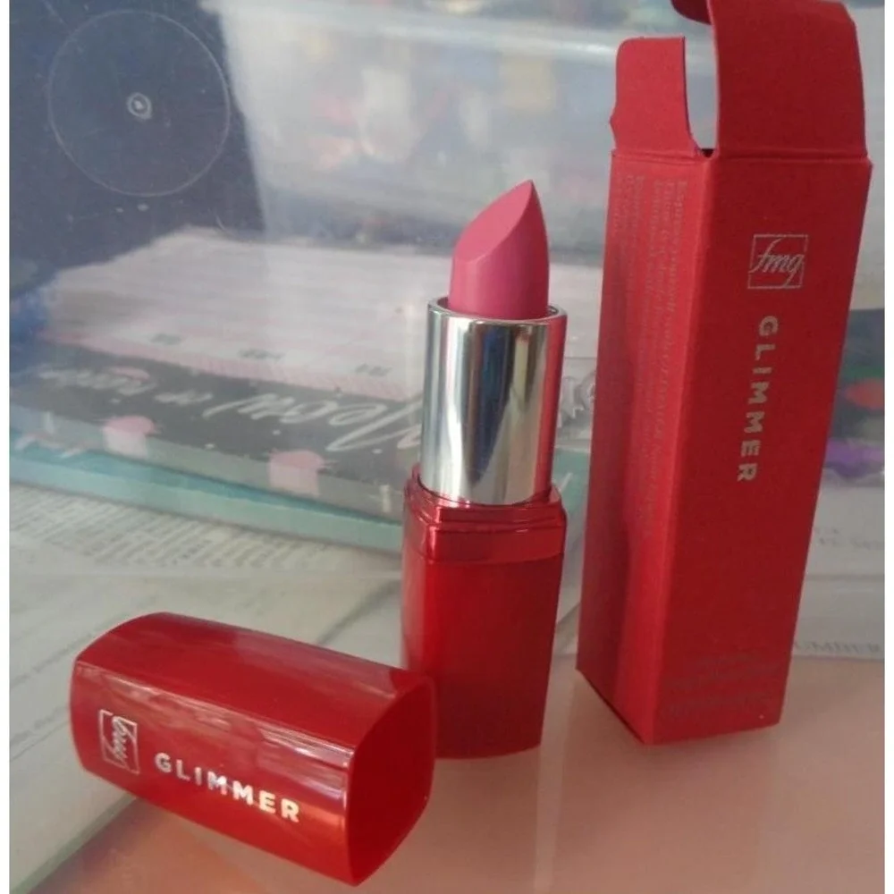 Avon FMG Glimmer Satin LipStick Rose Angel 0.10 oz